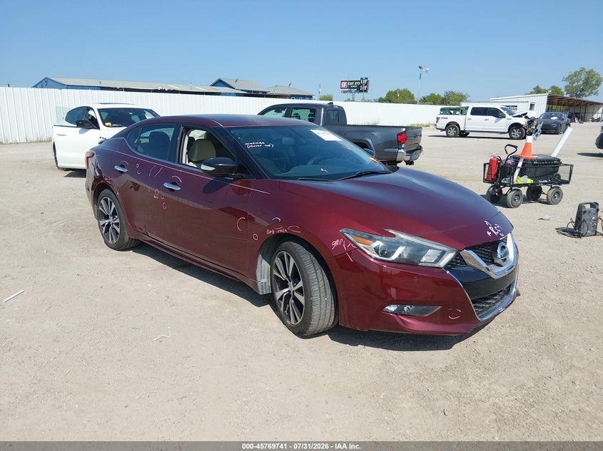 2016 NISSAN MAXIMA auction photo 1
