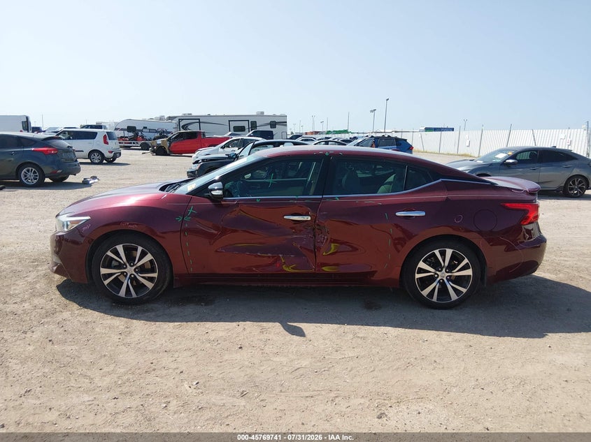 2016 NISSAN MAXIMA auction photo 6