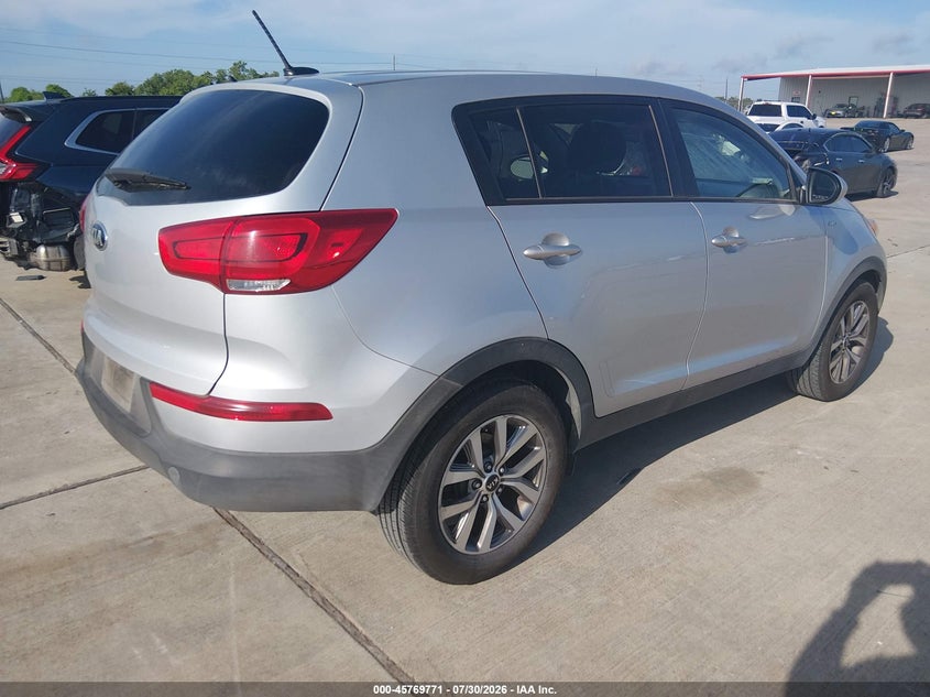 Vin: kndpbcac1f7780108, lot: 46268520, kia sportage lx 20154