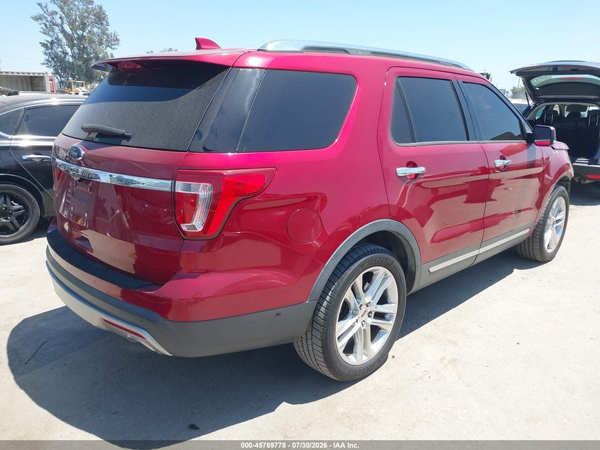 Vin: 1fm5k7f88gga85737, lot: 46268527, ford explorer limited 20164