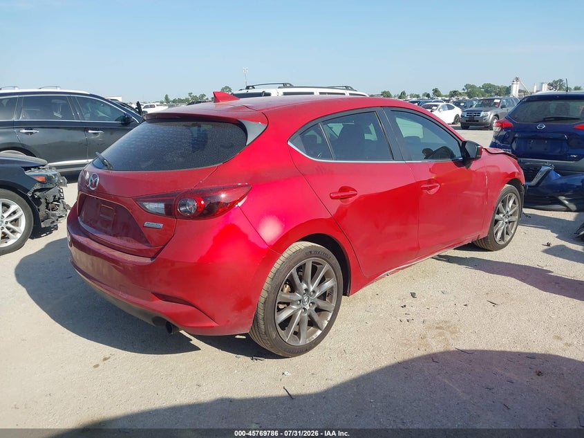 Vin: 3mzbn1m30jm262567, lot: 46268535, mazda mazda3 grand touring 20184