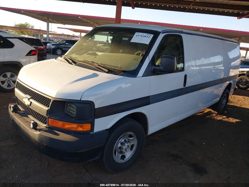 Vin: 1gcwggca5d1153797, lot: 46268563, chevrolet express 2500 work van 20132