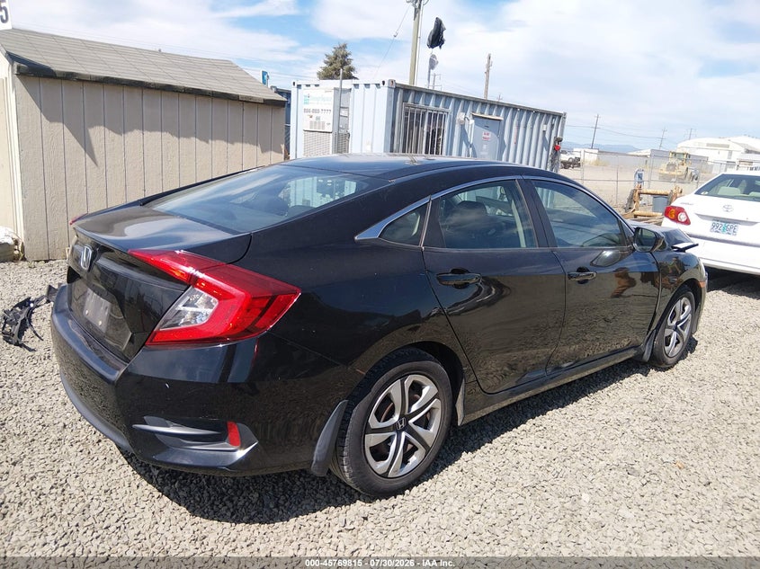 Vin: 2hgfc2f58gh552207, lot: 46268564, honda civic lx 20164