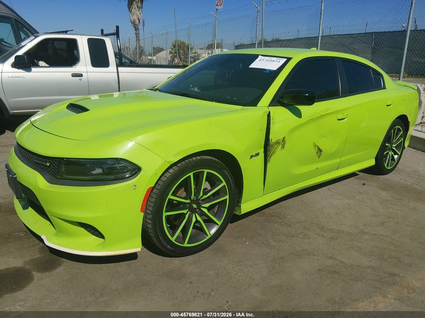 Vin: 2c3cdxct4ph704129, lot: 46268570, dodge charger r/t 20232