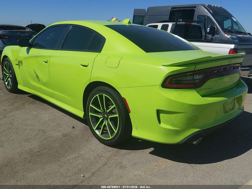Vin: 2c3cdxct4ph704129, lot: 46268570, dodge charger r/t 20233