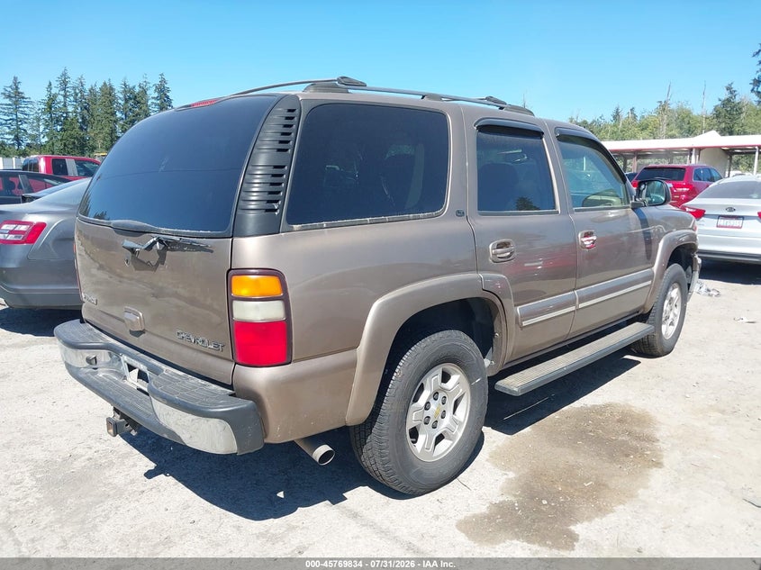 2004 CHEVROLET TAHOE auction photo 4