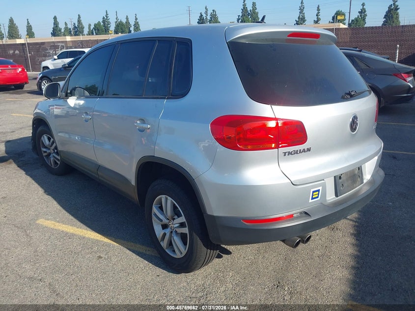 Vin: wvgav7ax5dw540517, lot: 46268611, volkswagen tiguan s 20133