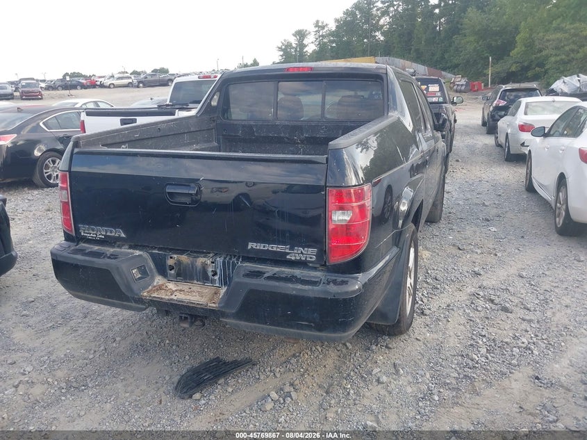 Vin: 5fpyk1f56ab011584, lot: 46268616, honda ridgeline rtl 20104