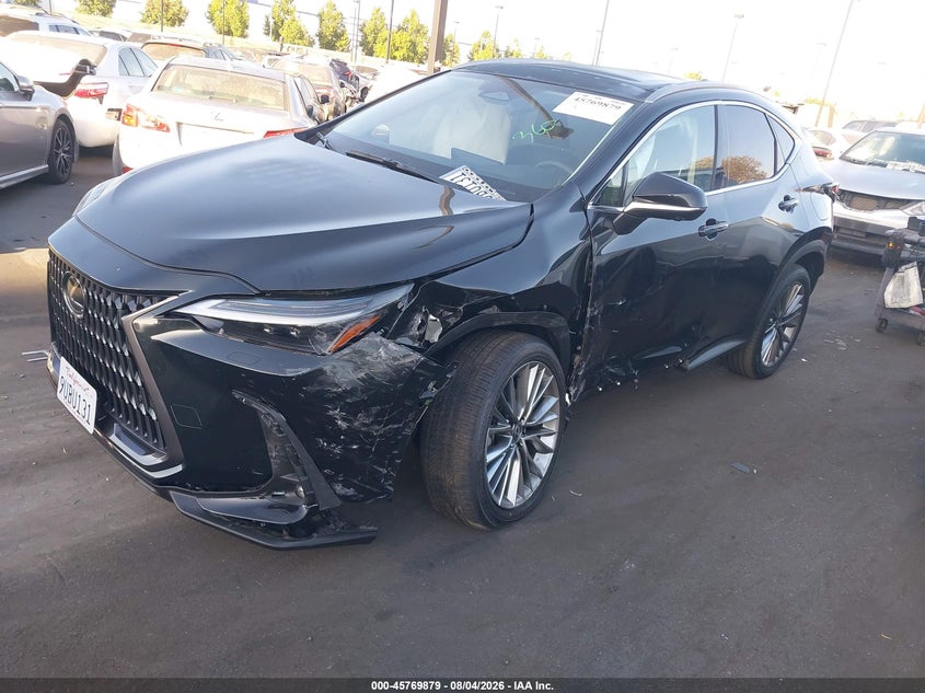 Vin: jtjhkcez7s2063557, lot: 46268628, lexus nx 350h luxury 20252