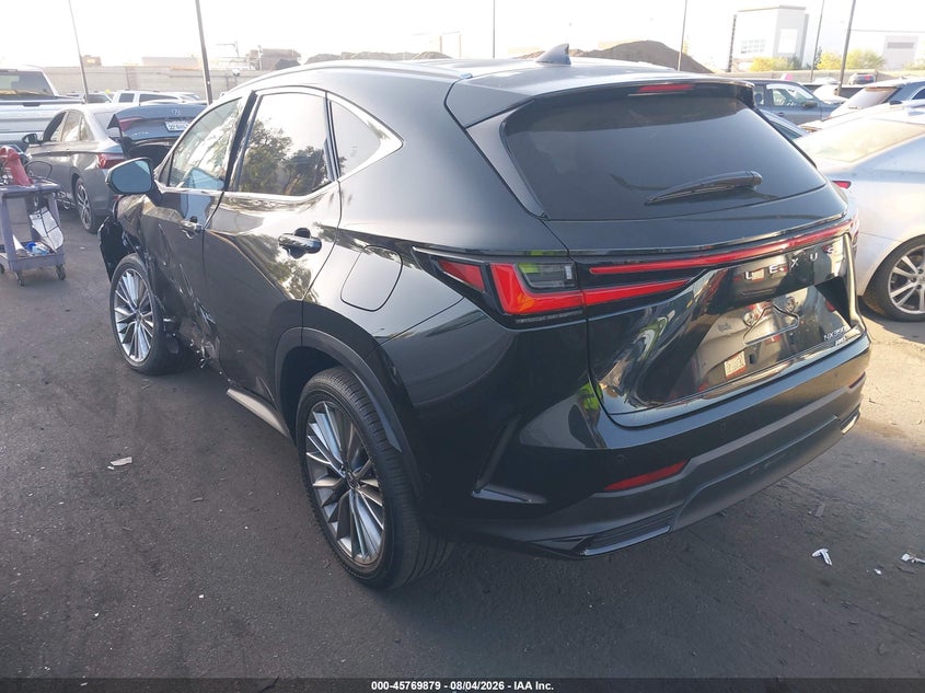 Vin: jtjhkcez7s2063557, lot: 46268628, lexus nx 350h luxury 20253
