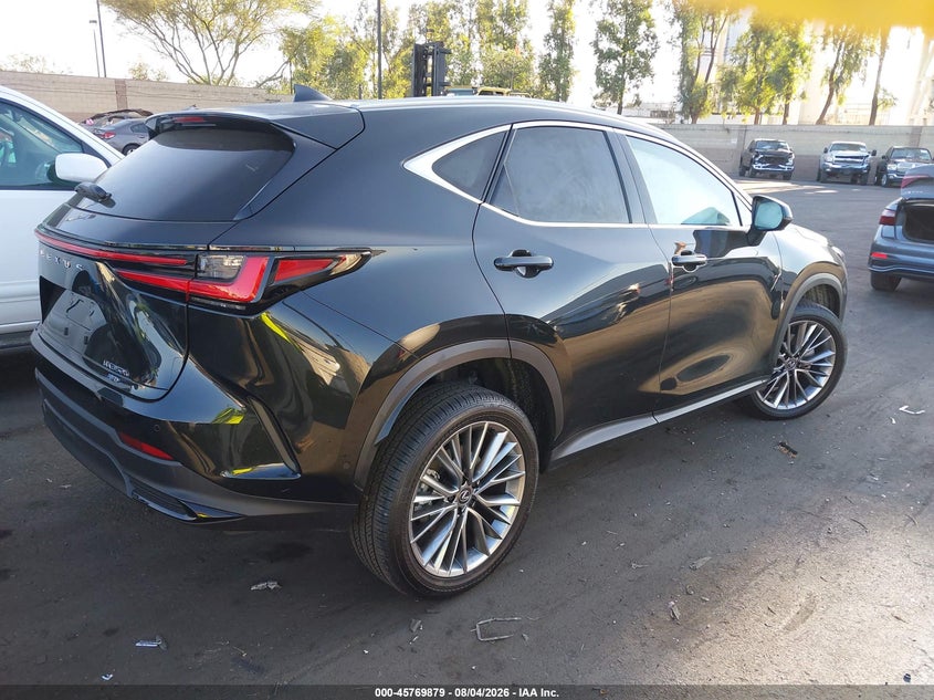 Vin: jtjhkcez7s2063557, lot: 46268628, lexus nx 350h luxury 20254