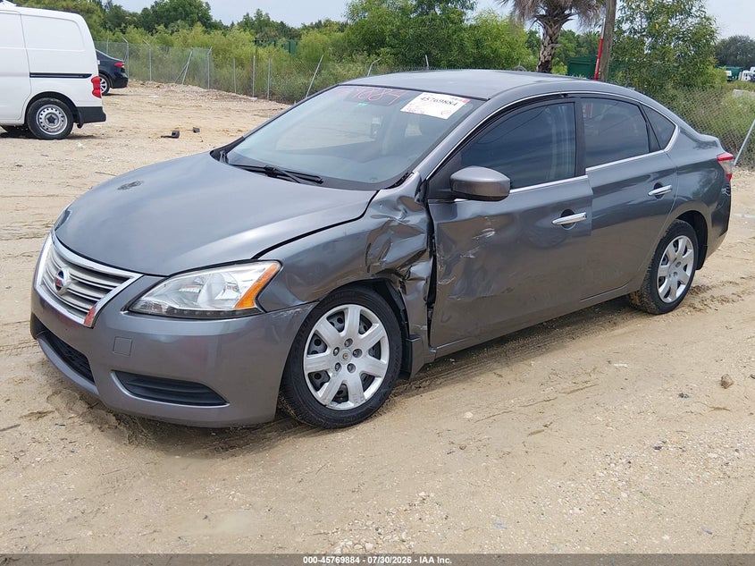 Vin: 3n1ab7ap5fy368422, lot: 46268633, nissan sentra s 20152