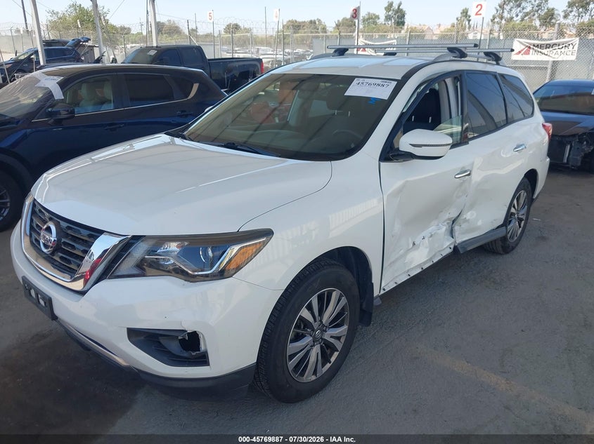 Vin: 5n1dr2mn8jc666883, lot: 46268636, nissan pathfinder s 20182