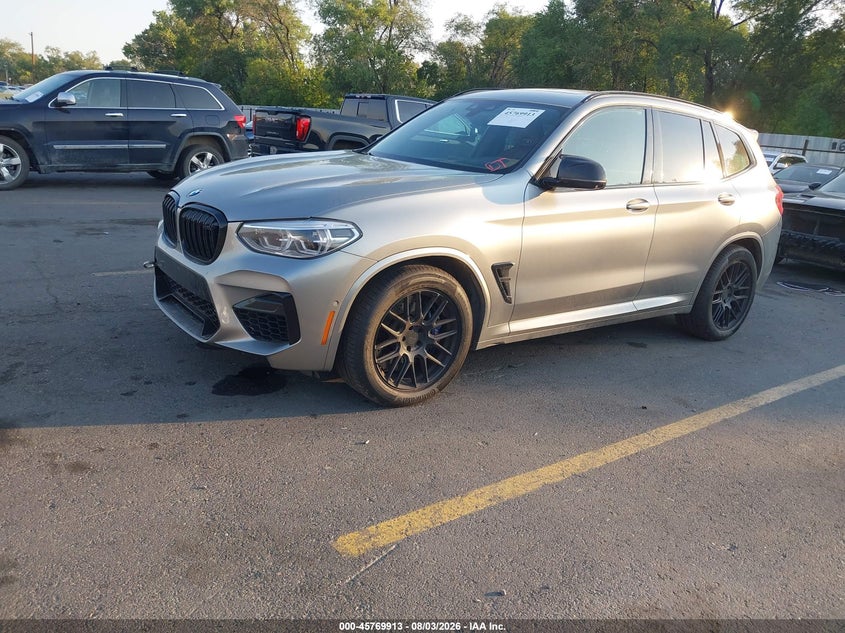 Vin: 5ymts0c02llt10843, lot: 46268662, bmw x3 m competition 20202