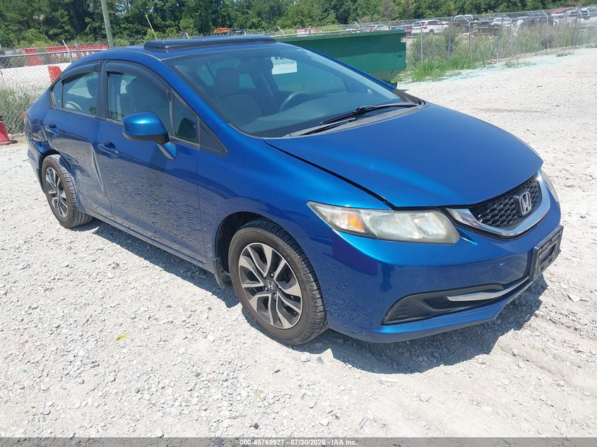 Vin: 19xfb2f84de093664, lot: 46268676, honda civic ex 2013 img_1