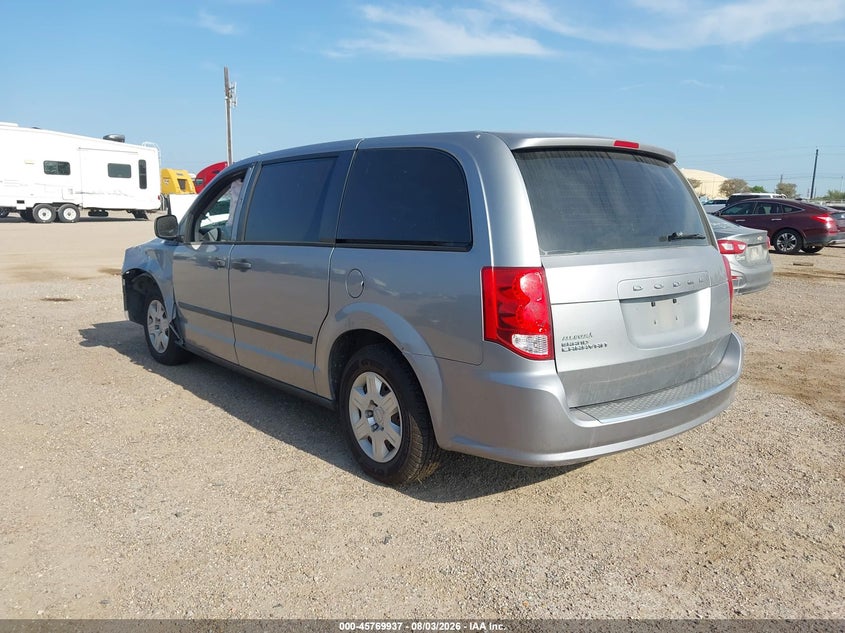 Vin: 2c4rdgbg4dr653604, lot: 46268686, dodge grand caravan american value pkg 20133