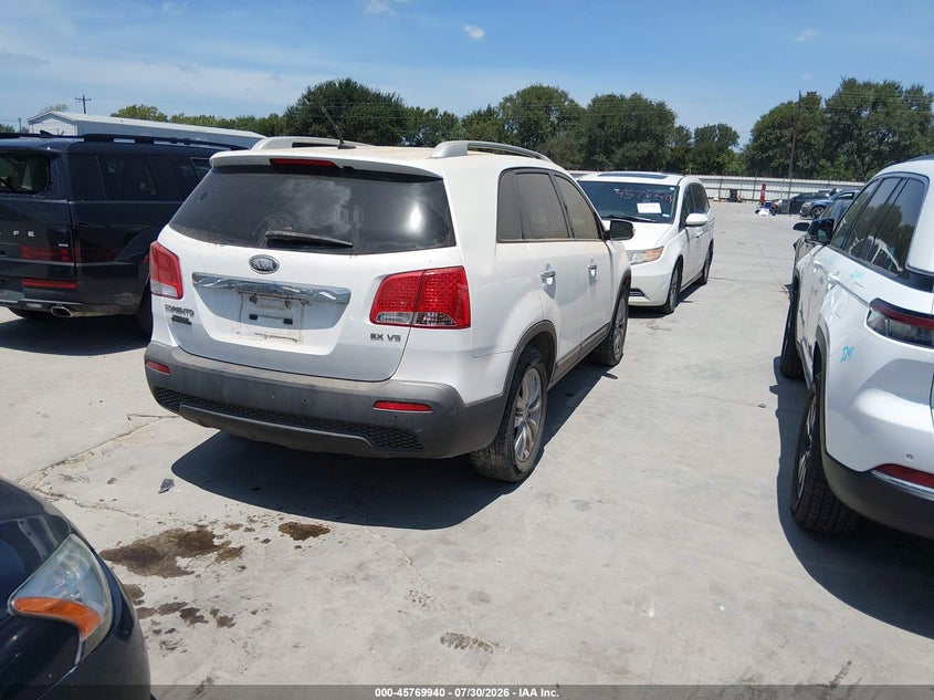 Vin: 5xyku4a21bg034319, lot: 46268689, kia sorento ex v6 20114