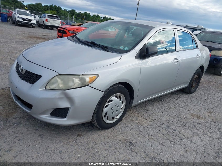 2010 Toyota Corolla, Normal Wear & Tear, IAAI, VIN 1NXBU4EE1AZ249244 — photo 2