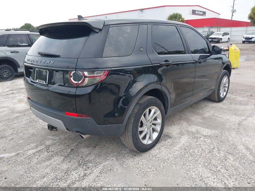 Vin: salcr2bg6gh600969, lot: 46268761, land rover discovery sport hse 20164