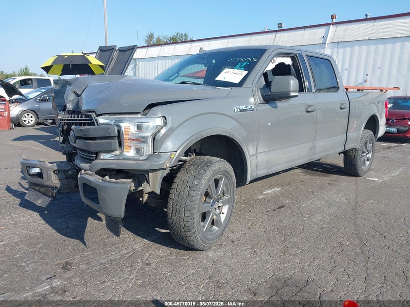 Vin: 1ftfw1eg9jfb72384, lot: 46268764, ford f-150 lariat 20182