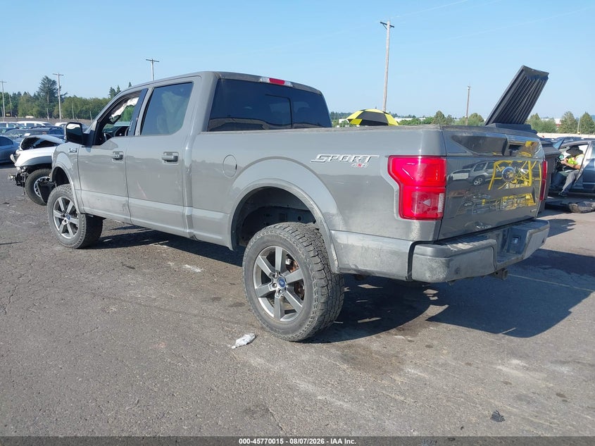 Vin: 1ftfw1eg9jfb72384, lot: 46268764, ford f-150 lariat 20183