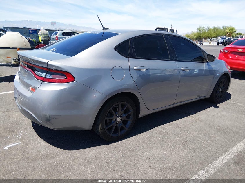 DODGE DART 2016 VIN 1C3CDFAA5GD606168