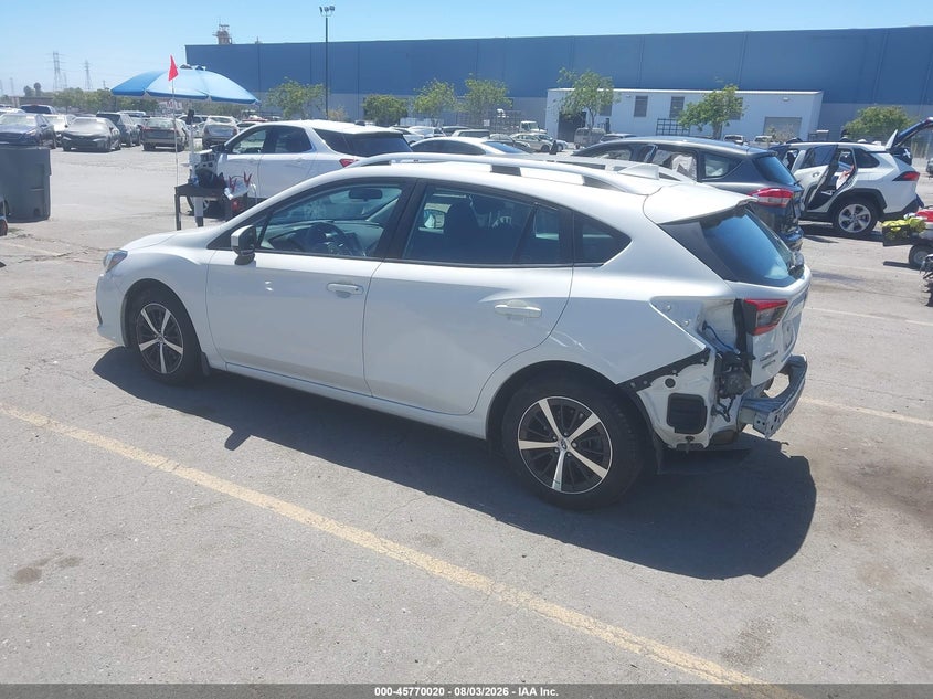 Vin: 4s3gtad60n3717062, lot: 46268769, subaru impreza premium 5-door 20223