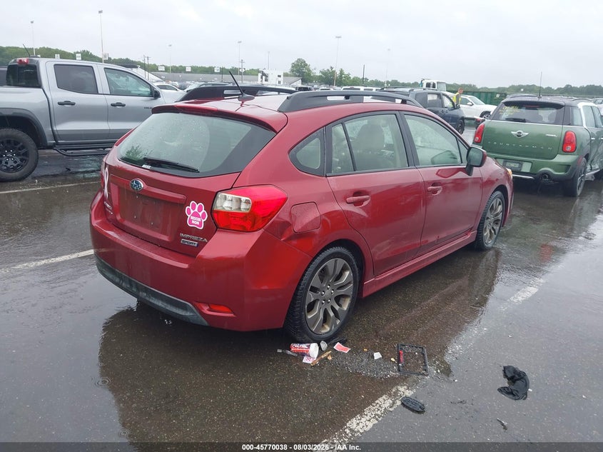Vin: jf1gpau64ch241151, lot: 46268787, subaru impreza 2.0i sport limited 20124