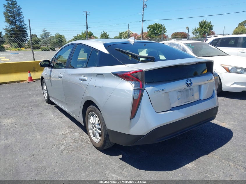 Vin: jtdkbrfu7h3029636, lot: 46268795, toyota prius two 20173