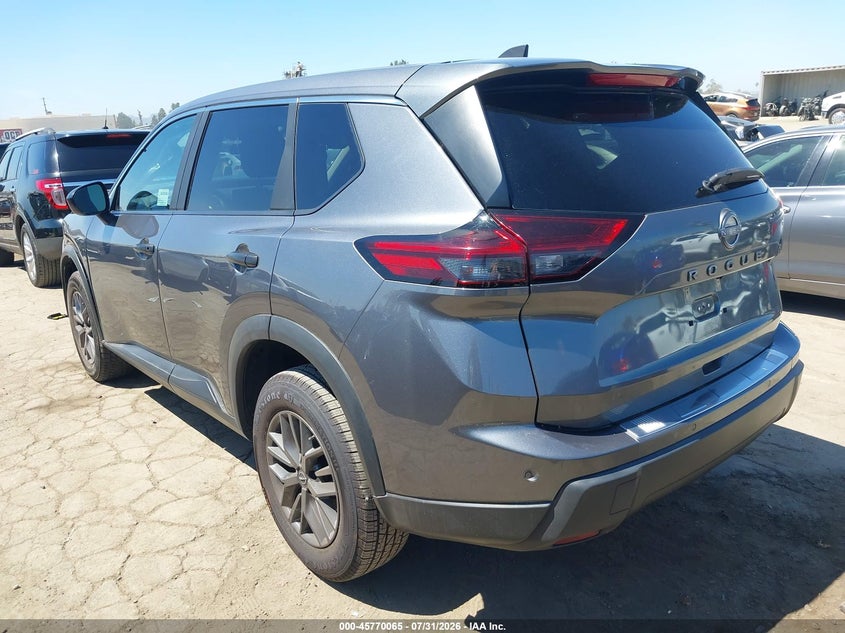 Vin: 5n1bt3aaxrc697497, lot: 46268814, nissan rogue s fwd 20243