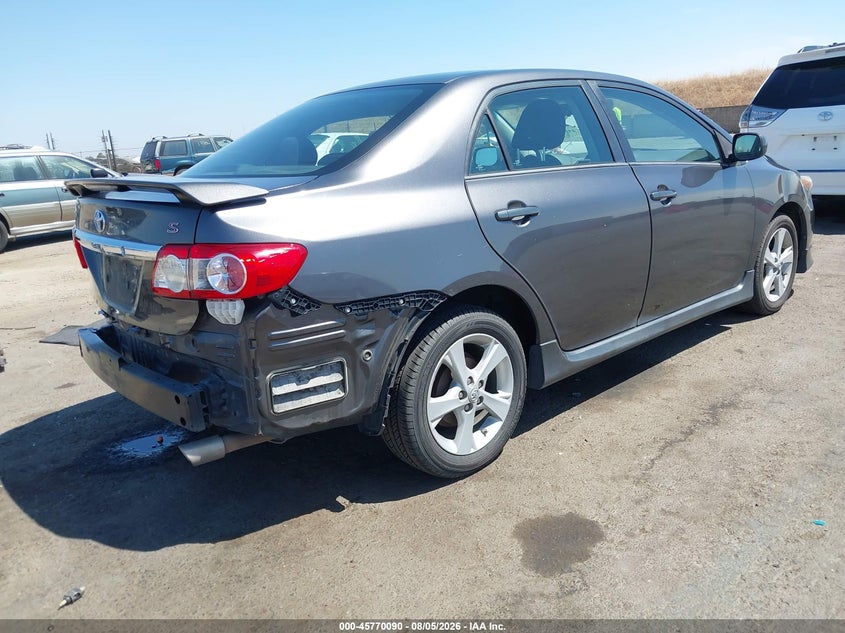 Vin: 5yfbu4eexdp152677, lot: 46268839, toyota corolla s 20134