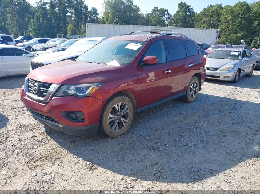 Vin: 5n1dr2mn0hc640093, lot: 46268846, nissan pathfinder sv 20172