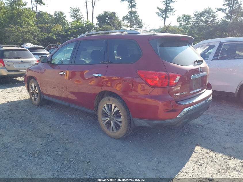 Vin: 5n1dr2mn0hc640093, lot: 46268846, nissan pathfinder sv 20173
