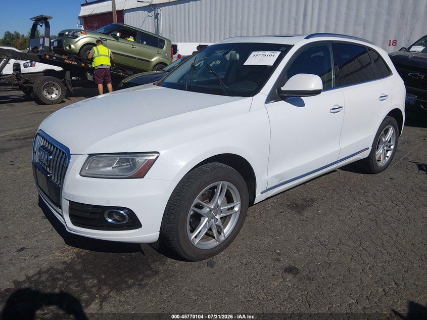 Vin: wa1lfafp3fa050085, lot: 46268853, audi q5 2.0t premium 20152