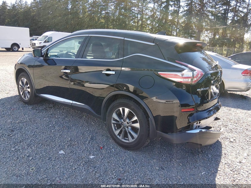 Vin: 5n1az2mh0gn164511, lot: 46268858, nissan murano sl 20163