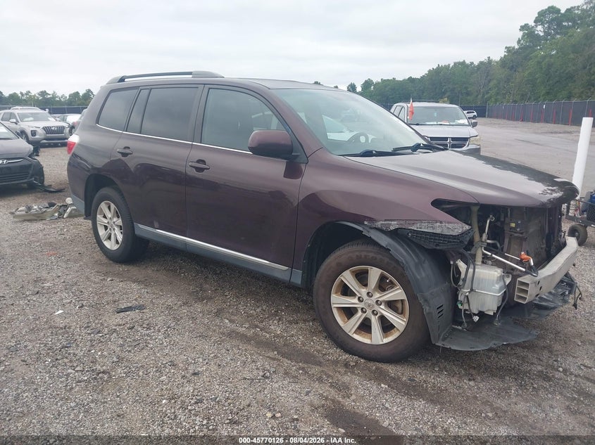 2012 TOYOTA HIGHLANDER auction photo 1