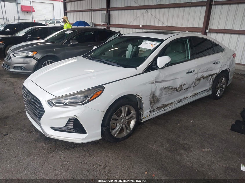 Vin: 5npe34af8jh604259, lot: 46268878, hyundai sonata limited 20182