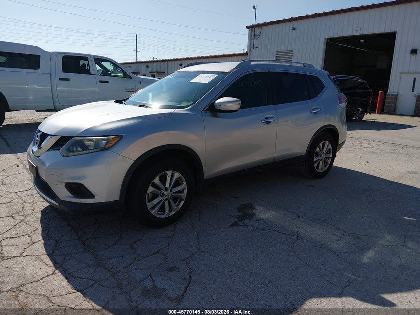 2014 Nissan Rogue, Обычный износ, IAAI, VIN 5N1AT2ML5EC801536 — фото 2