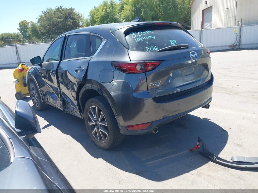 Vin: jm3kfbdm1j0309291, lot: 46268905, mazda cx-5 grand touring 20183