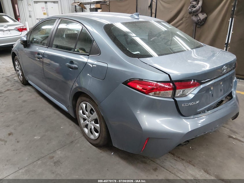 Vin: 5yfepmaexmp246133, lot: 46268927, toyota corolla le 20213