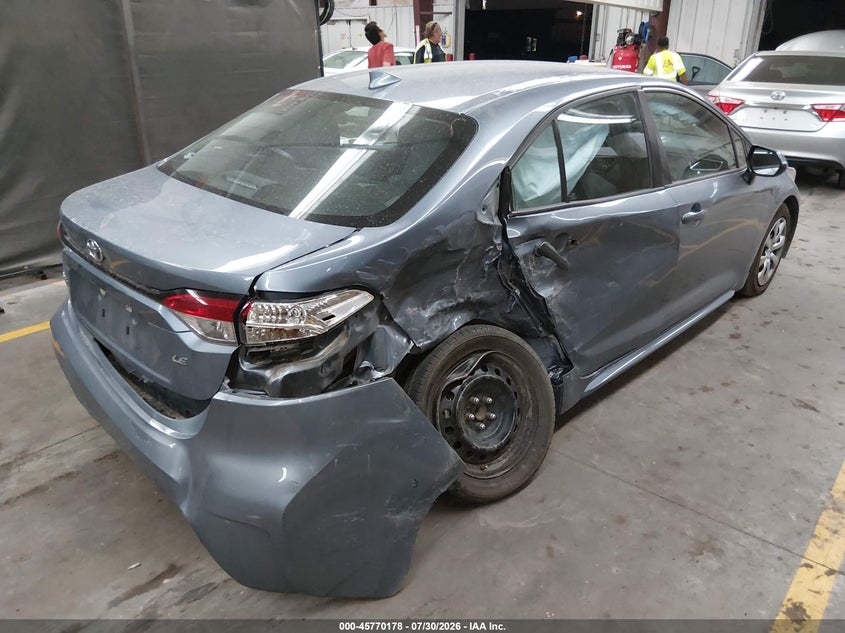 Vin: 5yfepmaexmp246133, lot: 46268927, toyota corolla le 20214