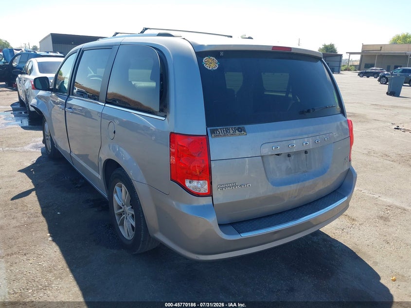 Vin: 2c4rdgcg1kr718498, lot: 46268935, dodge grand caravan sxt 20193