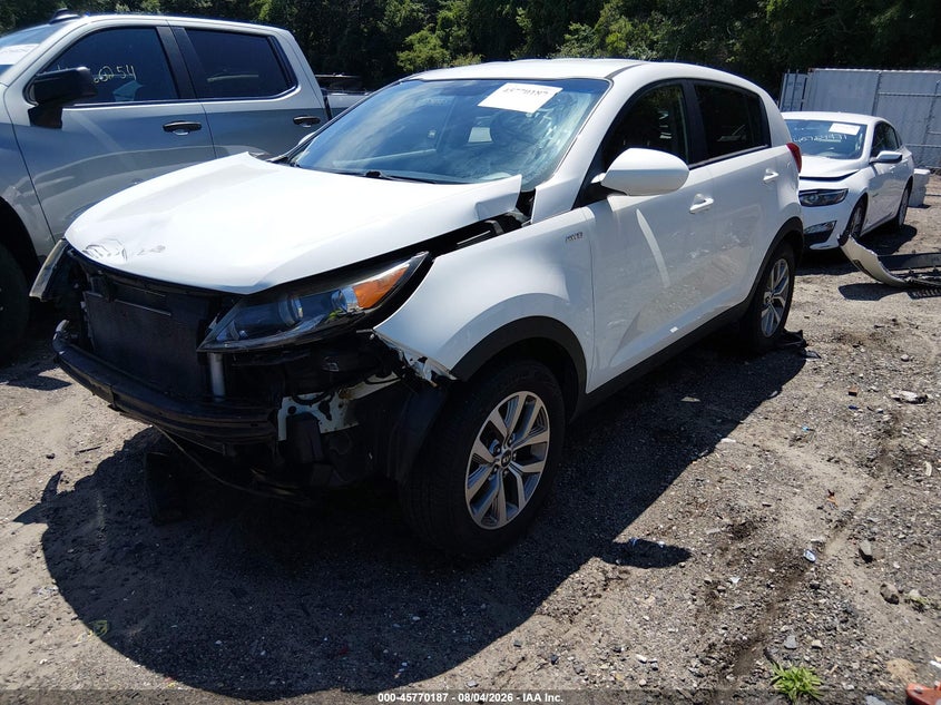 Vin: kndpbcac8f7772409, lot: 46268936, kia sportage lx 20152