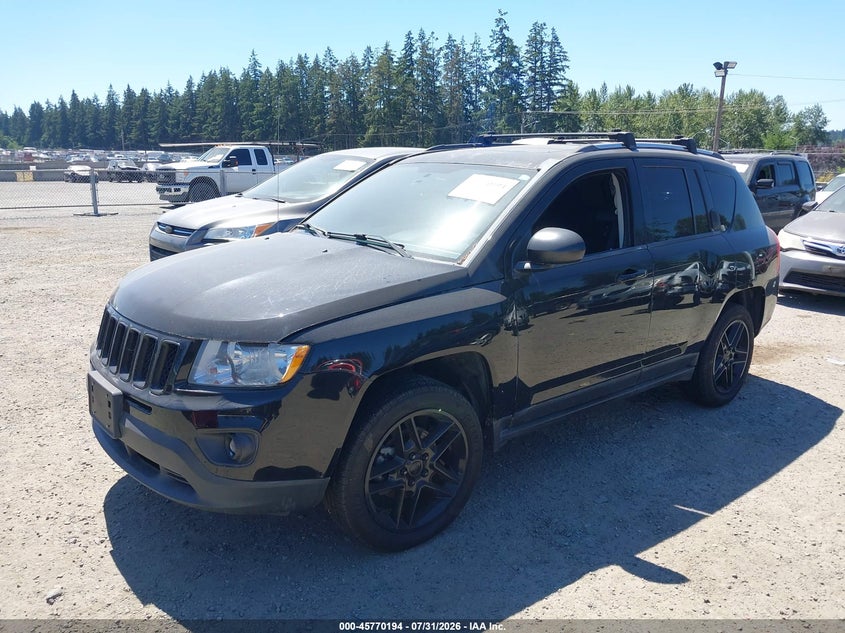 Vin: 1c4njdcb7dd222041, lot: 46268943, jeep compass limited 20132