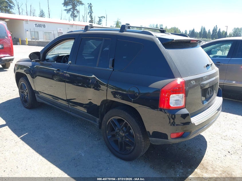 Vin: 1c4njdcb7dd222041, lot: 46268943, jeep compass limited 20133