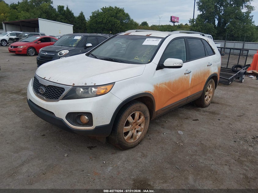 Vin: 5xykt3a17bg181197, lot: 46268953, kia sorento lx 20112