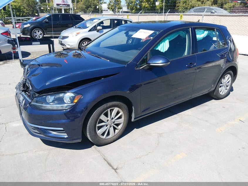Vin: 3vwg17au9jm275514, lot: 46268972, volkswagen golf tsi s/tsi se 20182