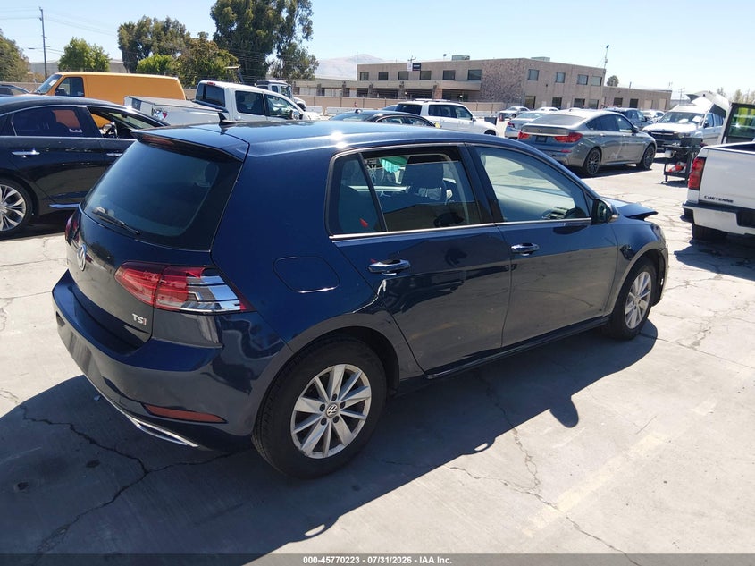 Vin: 3vwg17au9jm275514, lot: 46268972, volkswagen golf tsi s/tsi se 20184