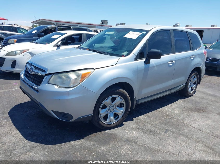 Vin: jf2sjaac2eh526807, lot: 46268978, subaru forester 2.5i 20142