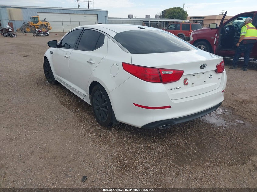 Vin: knagm4a79e5482951, lot: 46269001, kia optima lx 20143